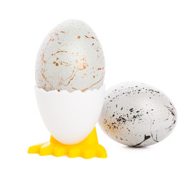 easter background. isolated on white