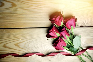 Valentinstag - rote Rosen 
