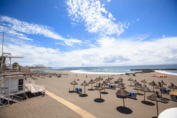 Beach in Las Americas, Tenerife, Canary Islands, Spain