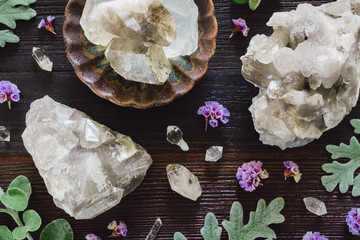 Quartz Crystal Clusters