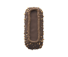 Chocolate and nuts font