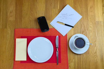 continental breakfast - Frühstück