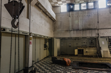 schaltzentrale in papierfabrik