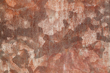 Old metal textures and rust from close up perspective