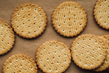 Background of delicious cookies