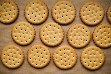 Background of delicious cookies