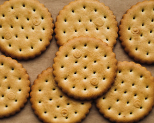 Background of delicious cookies
