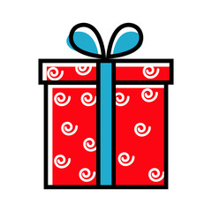 Gift box vector illustration