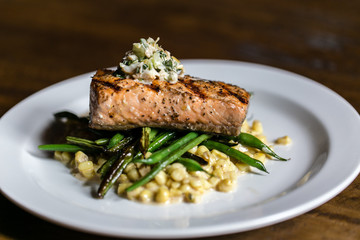 grilled salmon