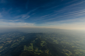 landschaft hoch oben