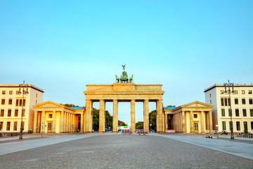 Obraz premium Brandenburg gate in Berlin, Germany