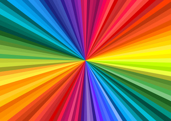 Abstract rainbow swirl - obrazy, fototapety, plakaty