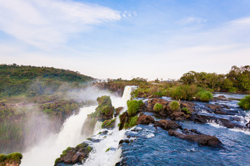 Fototapeta na wymiar Iguazu falls view, Argentina