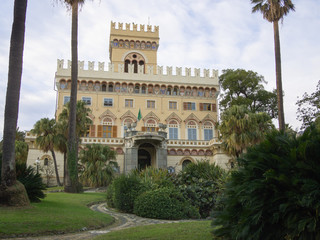 Fototapeta premium Arenzano Town Hall Villa Negrotto Cambiaso and famous park