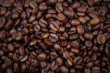 Roasted coffee beans