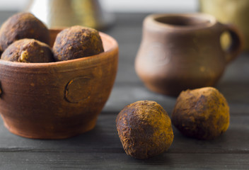 Vegan sweets. Candy for raw food.