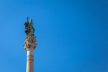 Santo Oronzo Column in Lecce, Italy
