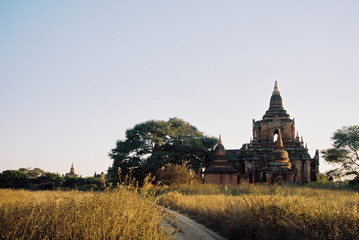 Fototapeta na wymiar Nearing Sunset in Bagan
