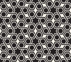 Vector seamless pattern. Modern stylish abstract texture. Repeating geometric tiles from striped elements i