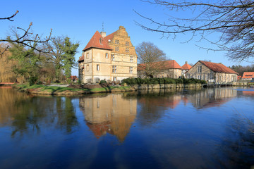 Fototapeta na wymiar Schloss Holtfeld in Borgholzhausen bei Gütersloh