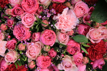 Obraz na płótnie Canvas Pastel wedding flowers