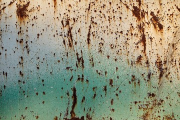 Concrete and rusty iron