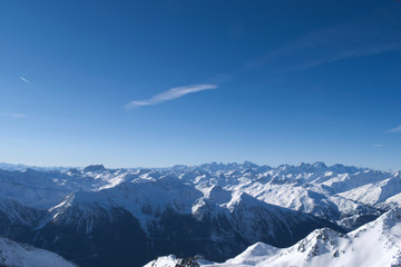 Fototapeta na wymiar France - Alpes - Montagne enneigée 5