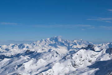 Fototapeta na wymiar France - Alpes - Montagne enneigée 4 - Mont Blanc