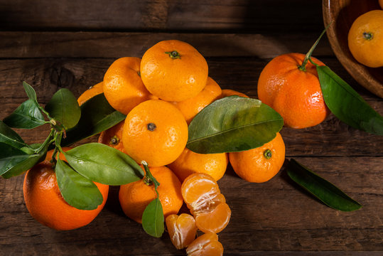 Delicious and beautiful mini Tangerines