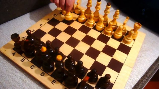playing chess slow motion. 4k