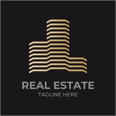 Fototapeta premium Real Estate Logo Icon Template