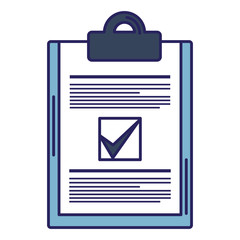 Obraz premium checklist document isolated icon vector illustration design