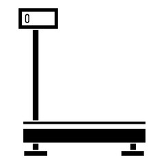 Obraz premium delivery service scale icon vector illustration design