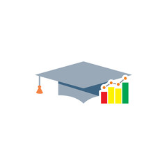 Stats Education Logo Icon Design