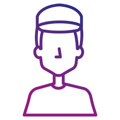 delivery worker avatar character vector illustration design