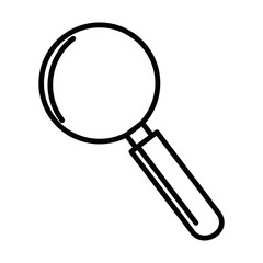 magnifying glass isolated icon vector illustration design