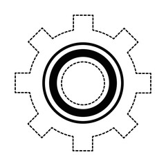 gears machinery isolated icon vector illustration design
