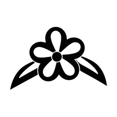beautiful flower isolated icon vector illustration design