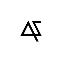 art or letter qr logo vector