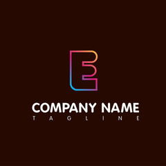 E LETTER LOGO TEMPLATE