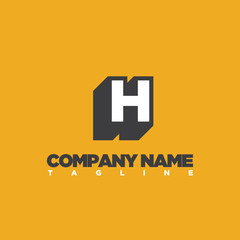 H LETTER LOGO TEMPLATE