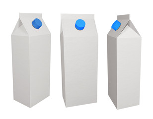 Carton boxes for milk