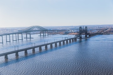 New Jersey bridges aerial