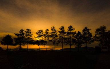 hermoso atardecer 