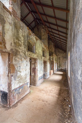 Abandoned Prison in Salvation's Islands, French Guiana.