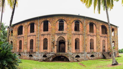 Naklejka premium Abandoned Convicts hospital in Salvation's Islands.