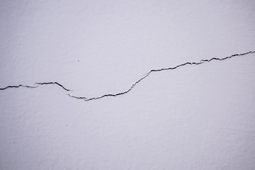 cracked on wall background close up