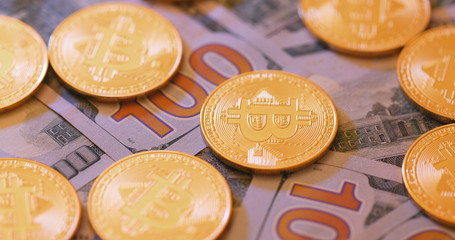 Bitcoin and US dollar