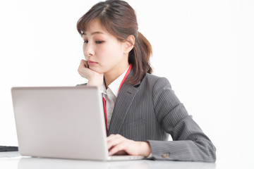 OL・デスクワーク(白バック)