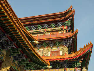 Fototapeta na wymiar Buddhist temple in Hong Kong.